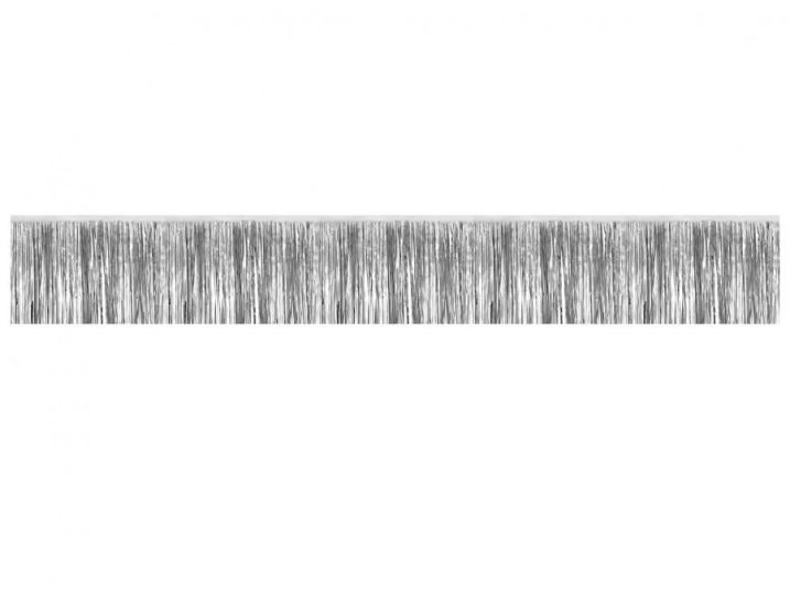 Párty záves strieborný – silvester – 30 × 300 cm