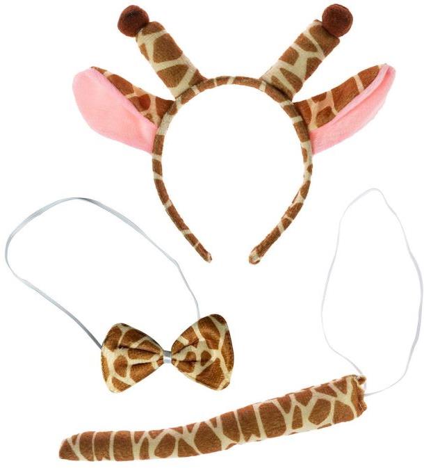 Detská sada žirafa - safari - unisex - 3 ks