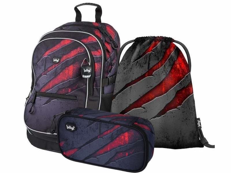 BAAGL 3 SADA Core Láva: batoh, peračník, vrecko