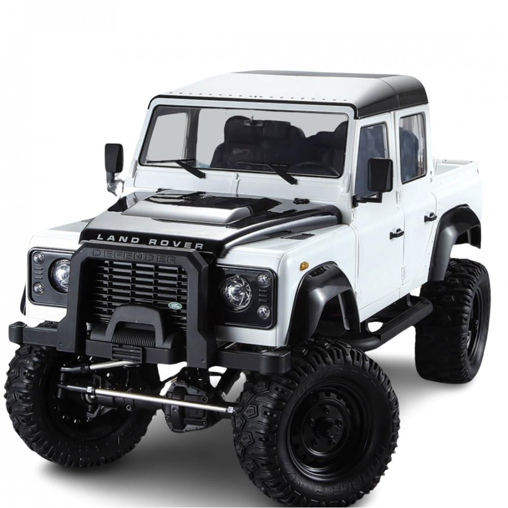 DoubleE RC auto Land Rover Defender D110 1:8 biele RTR súprava