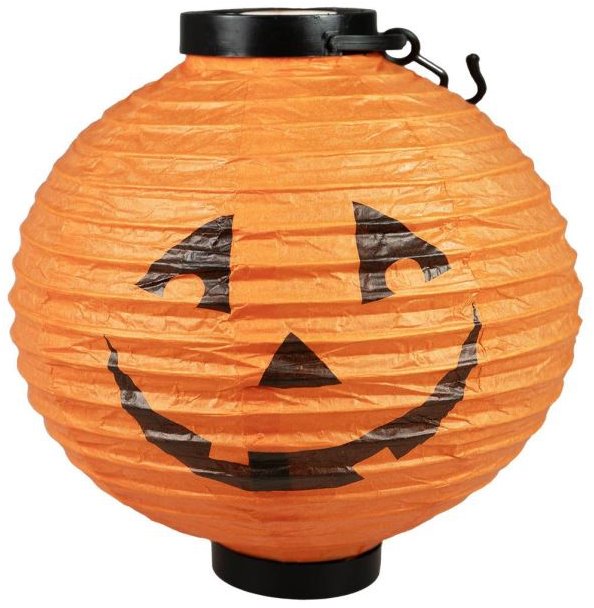 Arpex Led svietiaci lampión s motívom tekvice/halloween, 28 cm
