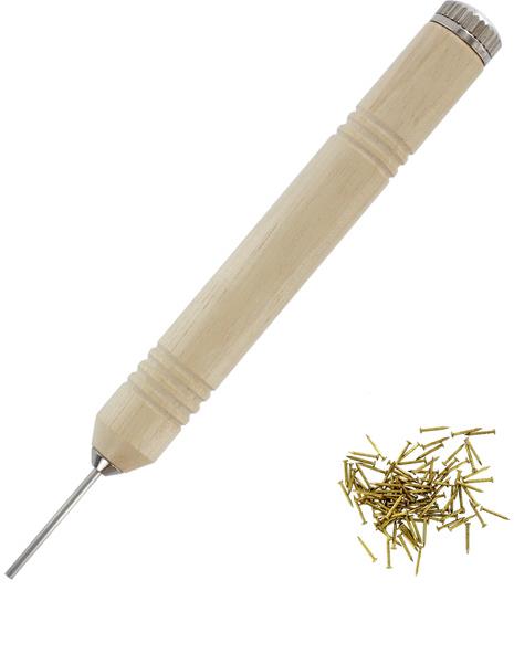 Modelcraft zatĺkač klincov, mosadzné klince 0,7 × 6 mm (100 ks)
