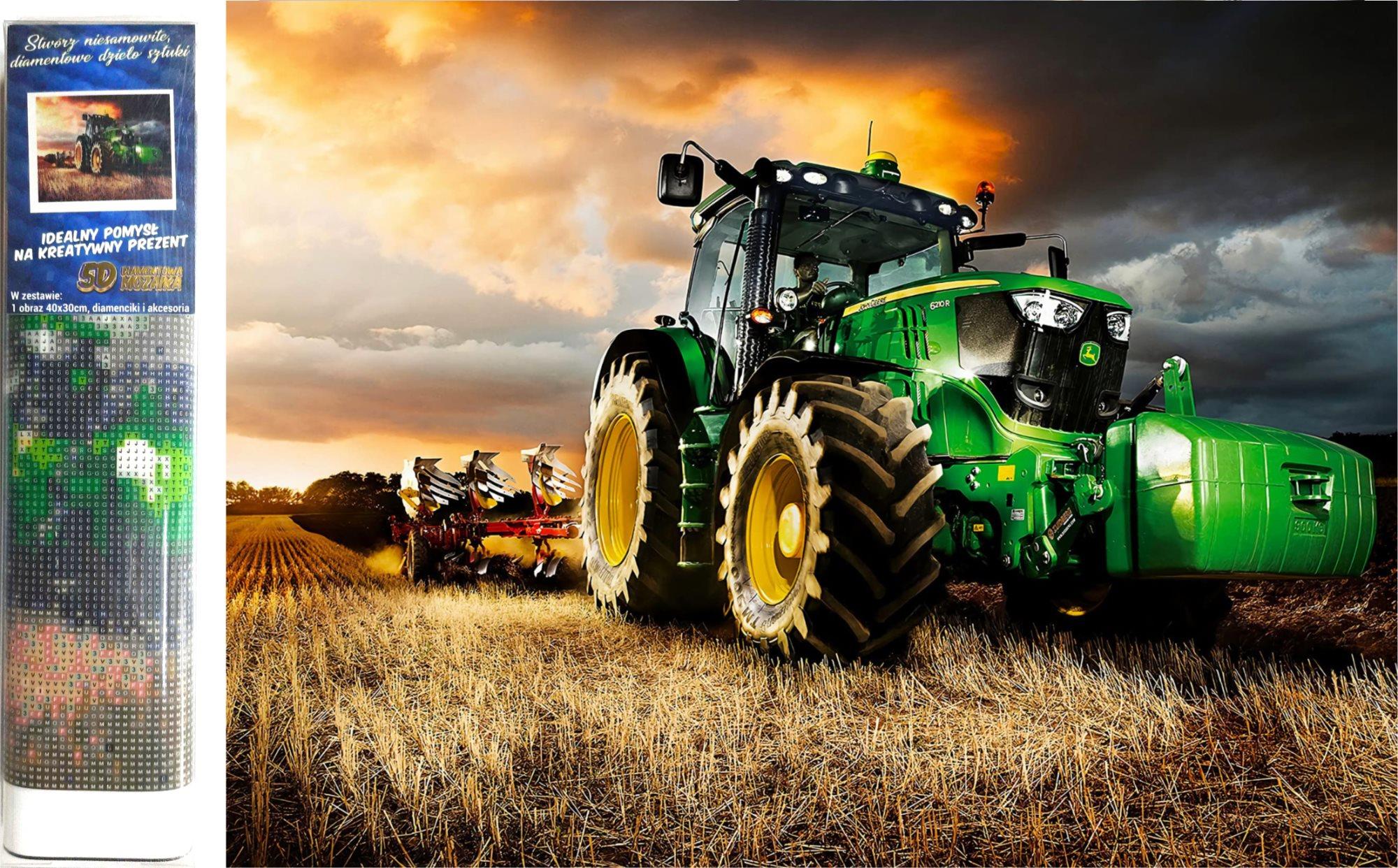 Norimpex Traktor na poli 30 × 40 cm
