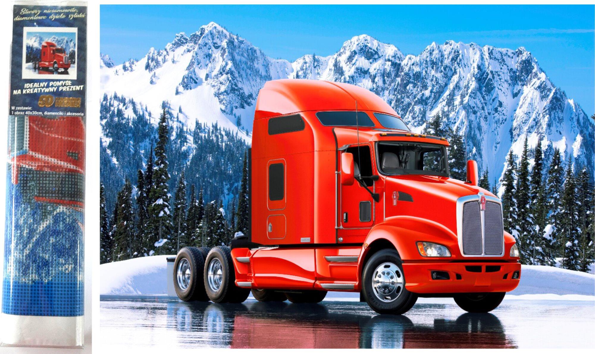 Norimpex Červený kamión Kenworth 30 × 40 cm