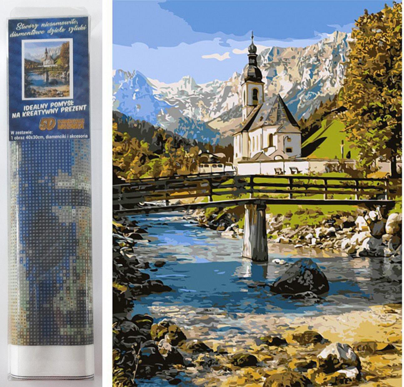 Norimpex Kostol v Ramsau 30 × 40 cm