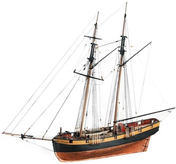 CALDERCRAFT H.M. Pickle škuner 1805 1:64 kit