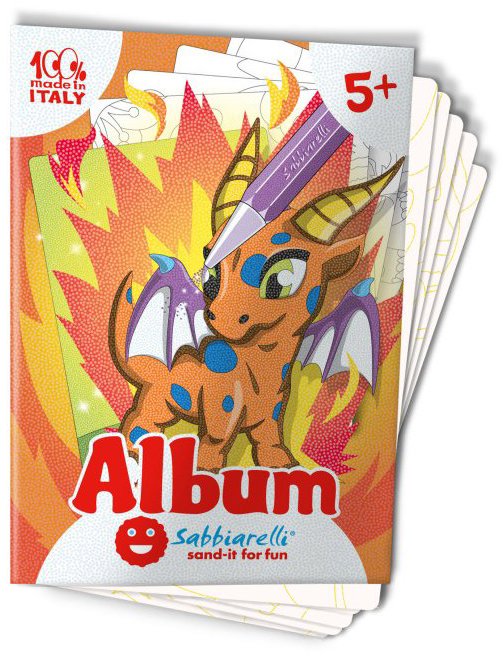 Sabbiarelli Album na pieskovanie – Draci 5+