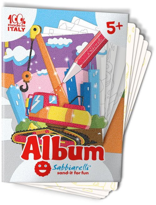 Sabbiarelli Album na pieskovanie – Práca na ceste 5+