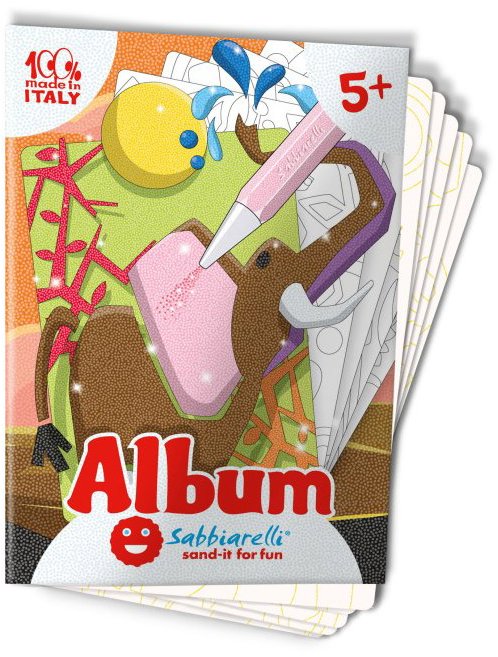 Sabbiarelli Album na pieskovanie – Zvieratká zo savany 5+
