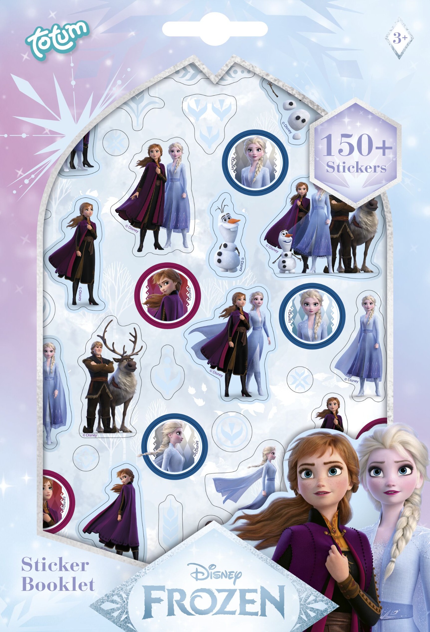 Ľadové kráľovstvo II samolepkový blok A5