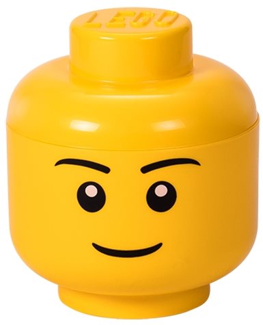 LEGO úložná hlava (veľkosť S) – chlapec