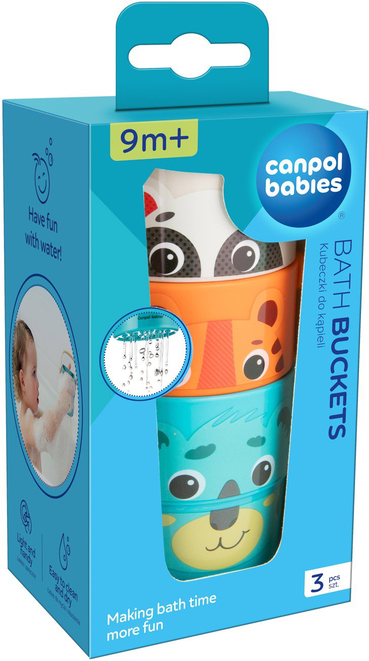 Canpol babies Súprava farebných vedierok