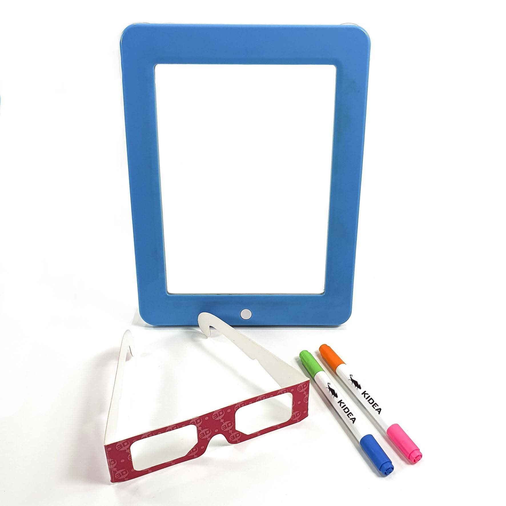 3D Kresliaca doska modrá s LED svetlami