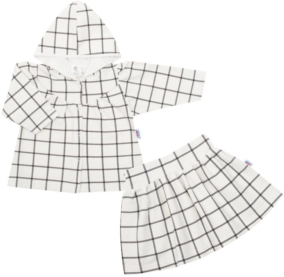 New-Baby 2-dielny komplet pre dievčatko Cool Girls biely, 74