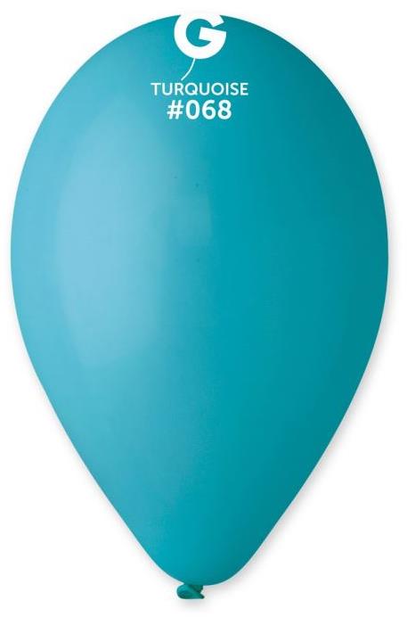 SMART BALLOONS 100 ks tyrkysové 26 cm pastelové