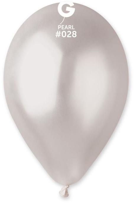SMART BALLOONS metalické 100 ks perleťové 26 cm
