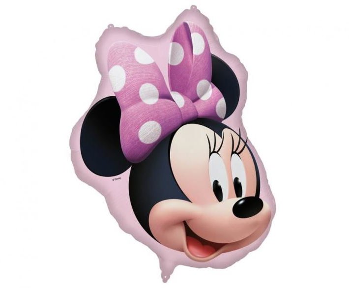 SMART BALLOONS Balón fóliový myška Minnie, 80 cm