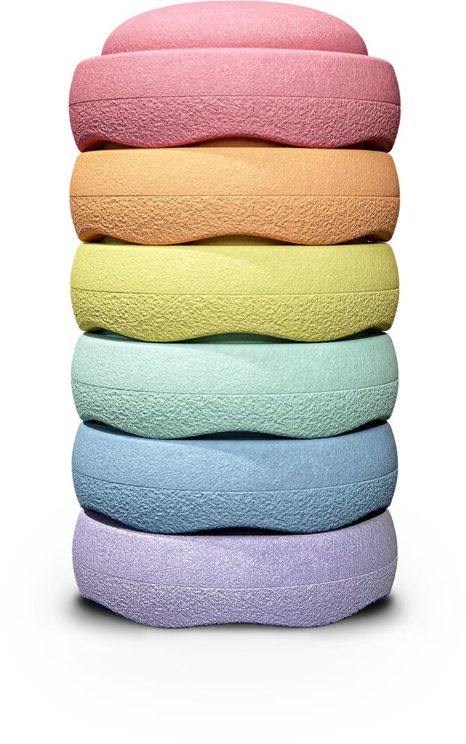 Stapelstein Original Mini Rainbow pastel