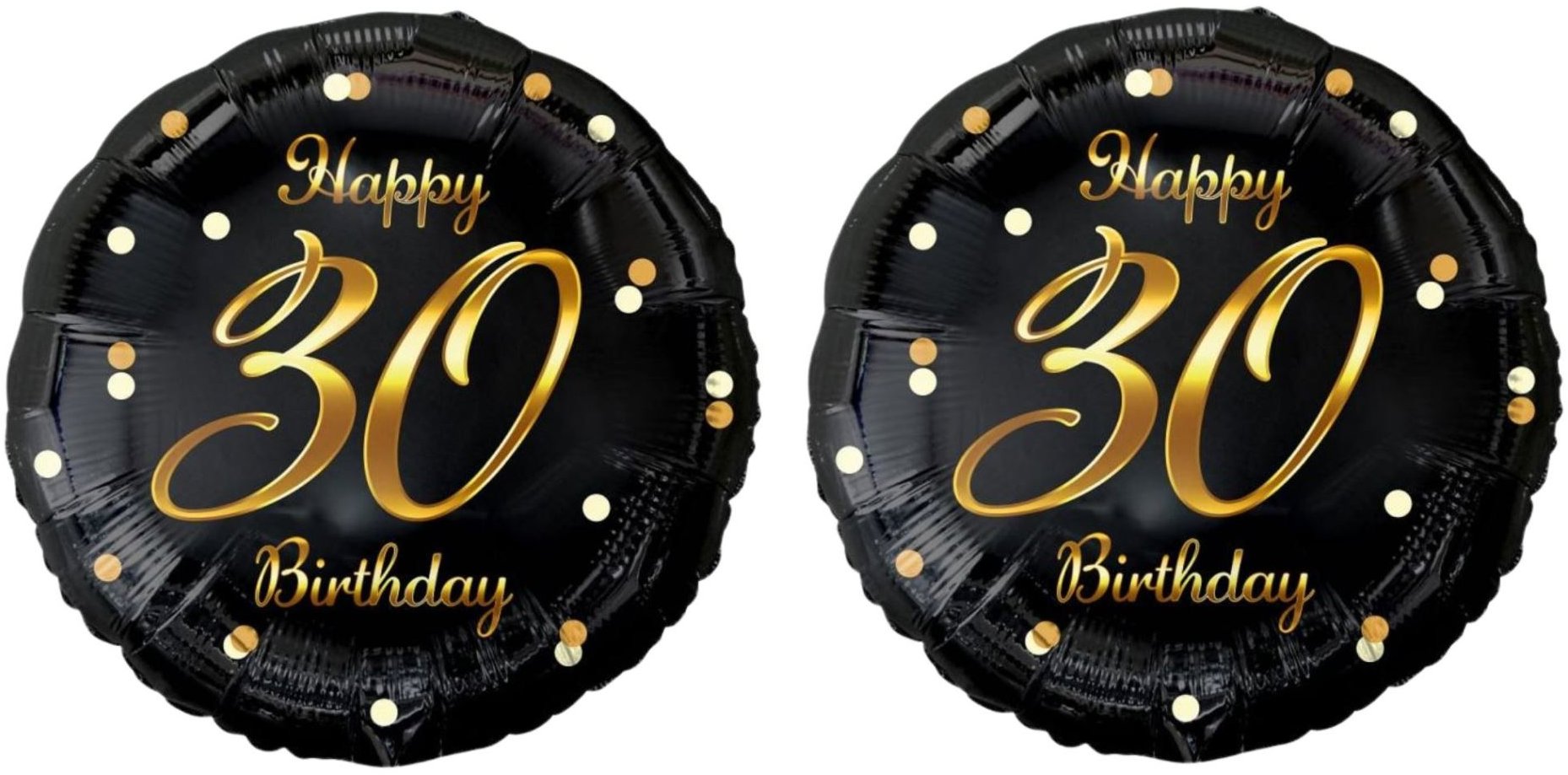 GoDan Balón fóliový 30 rokov – happy birthday/narodeniny, 45 cm, 2 ks