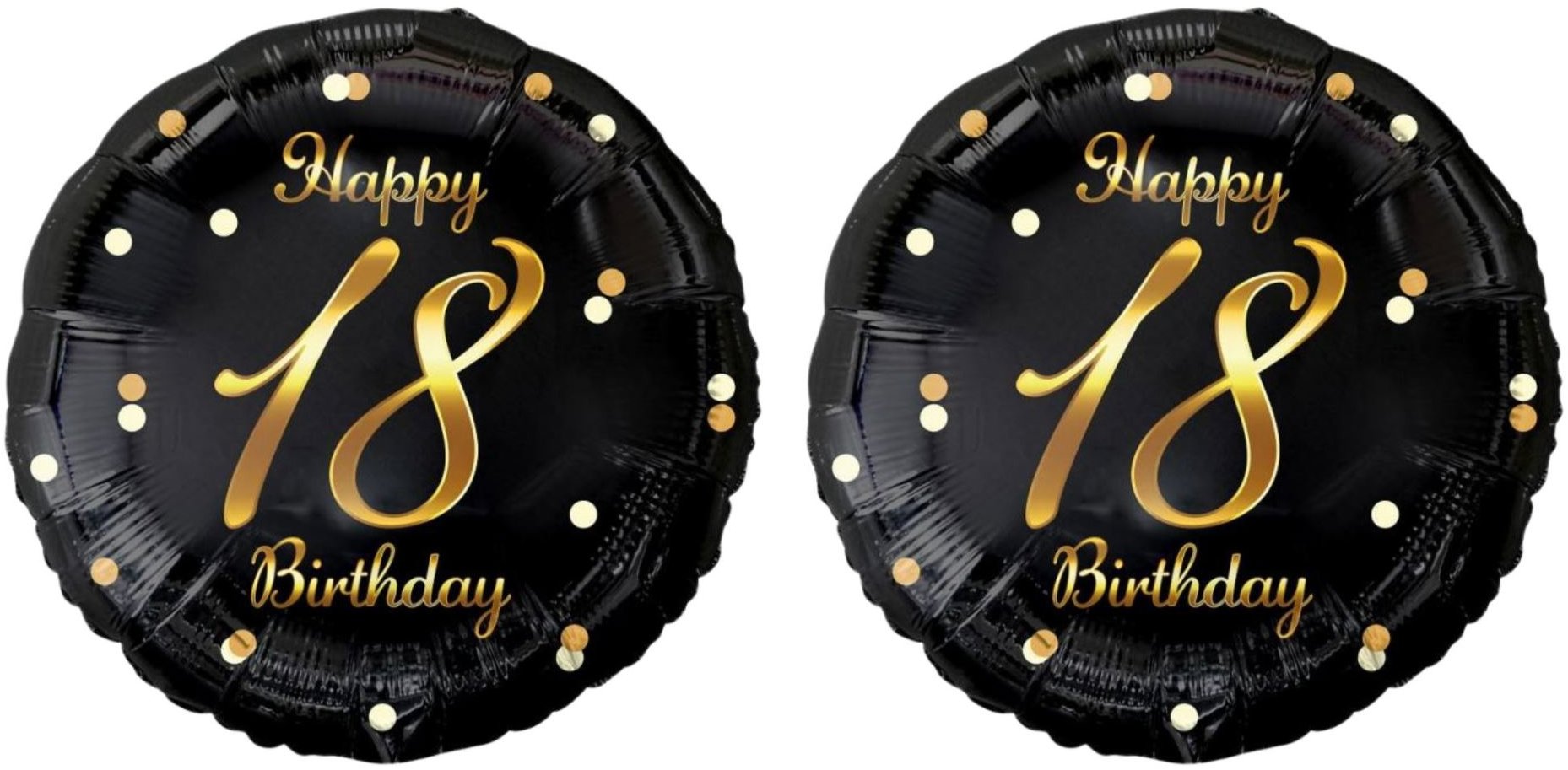 GoDan Balón fóliový 18 rokov – happy birthday/narodeniny, 45 cm, 2 ks