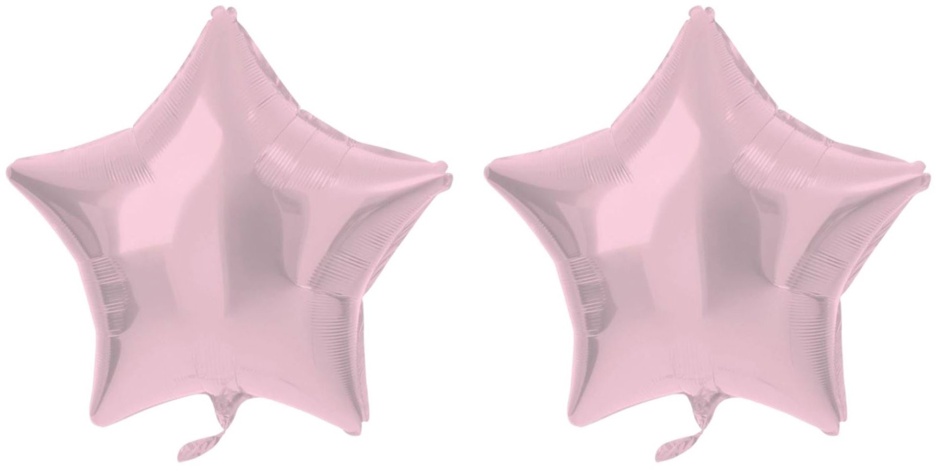 FOLAT Balón fóliový – hviezda, pastelovo ružová, 48 cm, 2 ks