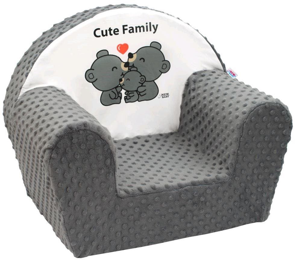 NEW-BABY Cute Family sivé