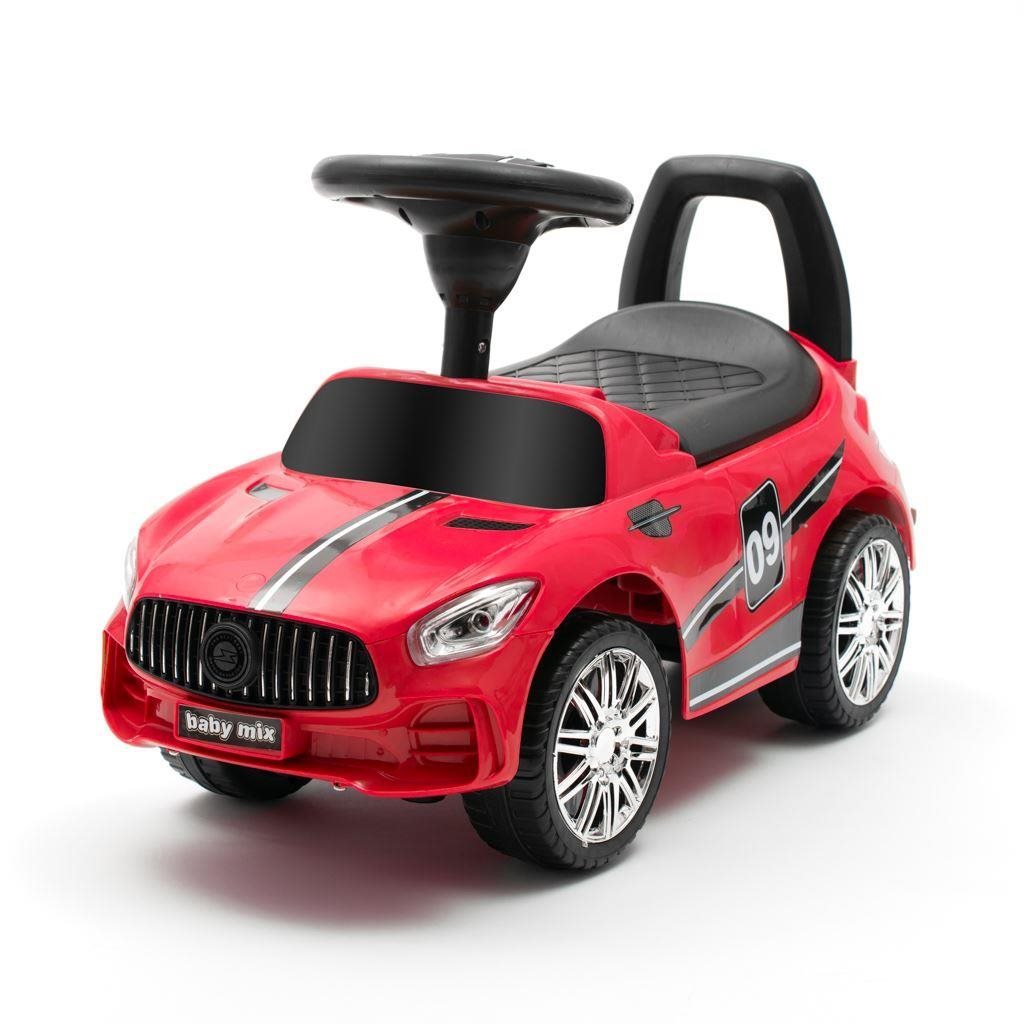 Detské odrážadlo so zvukom Racer červené