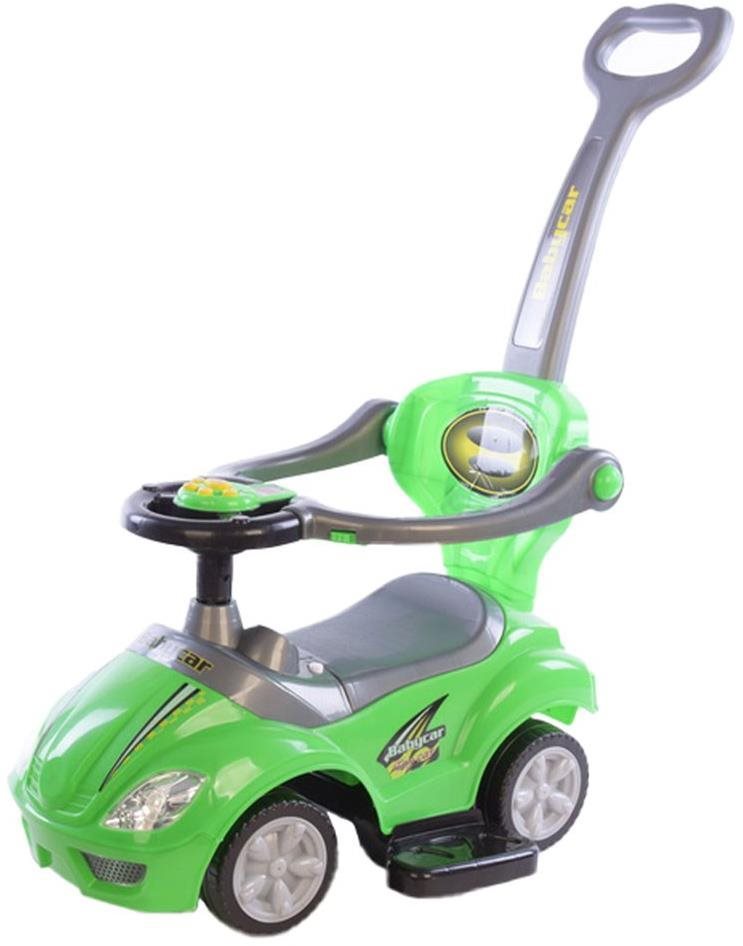 Detské odrážadlo s vodiacou tyčou 3 v 1 Mega Car zelené