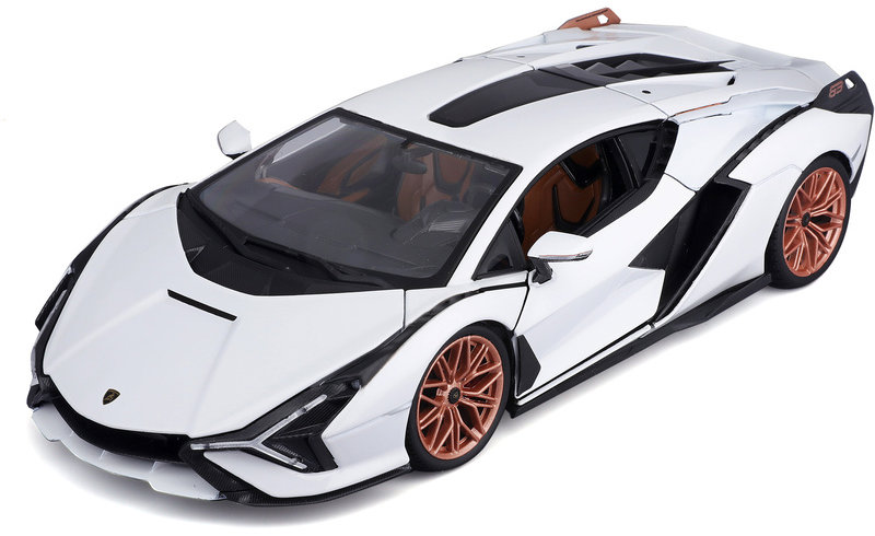 Bburago Lamborghini Sián FKP 37 1 : 18 biela