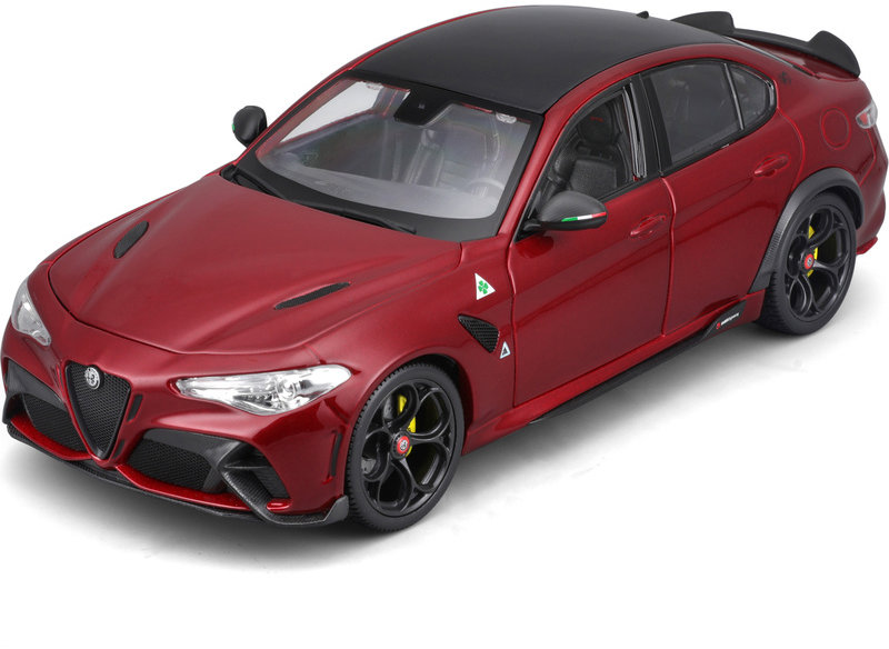 Bburago Alfa Romeo Giulia GTAm 1 : 18 červená metalíza