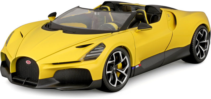 Bburago Bugatti Mistral 1 : 18 žltá