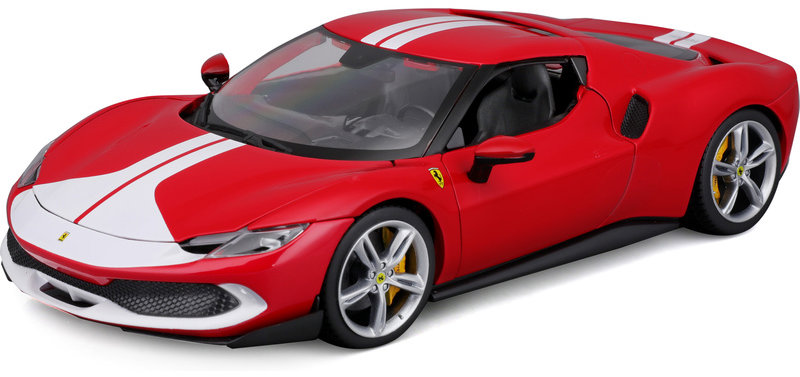 Bburago Ferrari 296 GTB Assetto Fiorano 1 : 18 červená