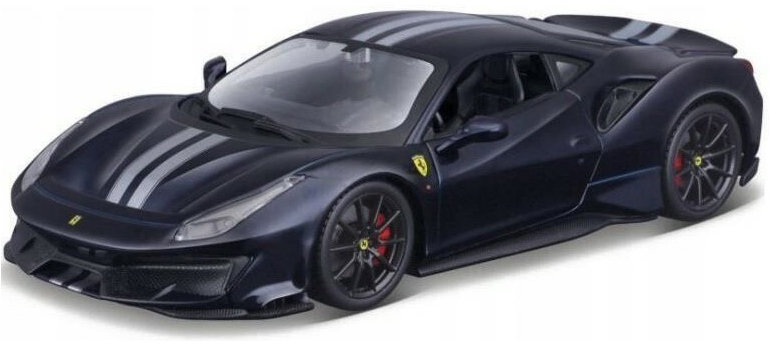 Bburago Ferrari 488 Pista 1:24 tmavo modrá