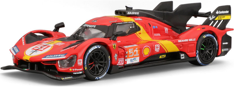 Bburago Ferrari 499P LMH 2023 1 : 43 24H Le Mans Champion