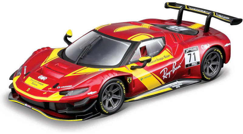 Bburago Ferrari Racing 296 GT3 2023 1 : 43