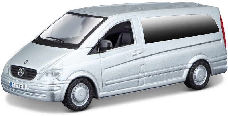 Bburago Mercedes-Benz Vito 1:32 sivá metalíza
