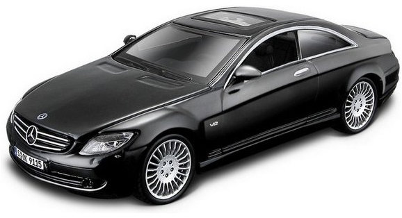 Bburago Mercedes Benz CL 550 1:32 čierna metalíza