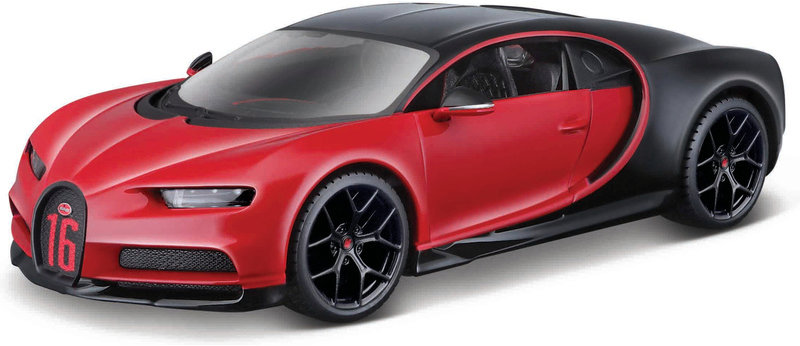 Bburago Bugatti Chiron Šport 1:32 červená