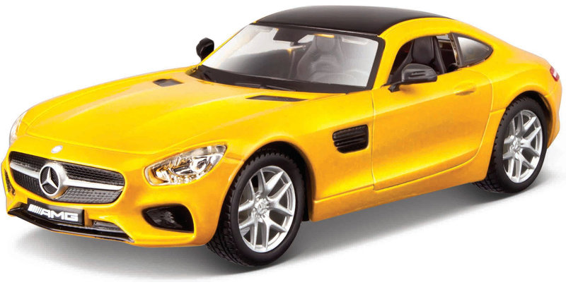 Bburago Mercedes AMG GT 1:32 žltá