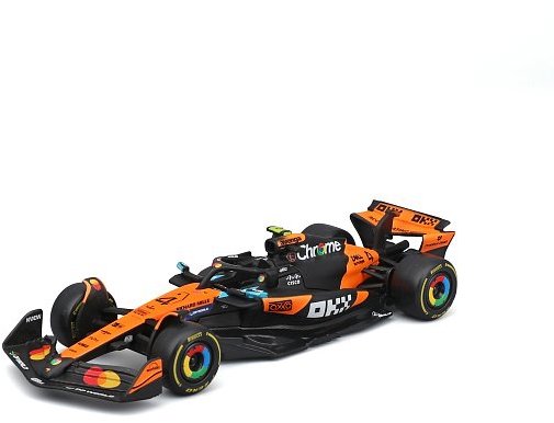 Bburago Race Formula F1, McLaren F1 MCL39.2025, 4 Lando Norris, 1 : 43