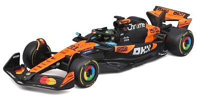 Bburago Race F1 v dekoratívnom boxe, McLaren F1 MCL39.2025, 81 Oscar Piastri, 1:43