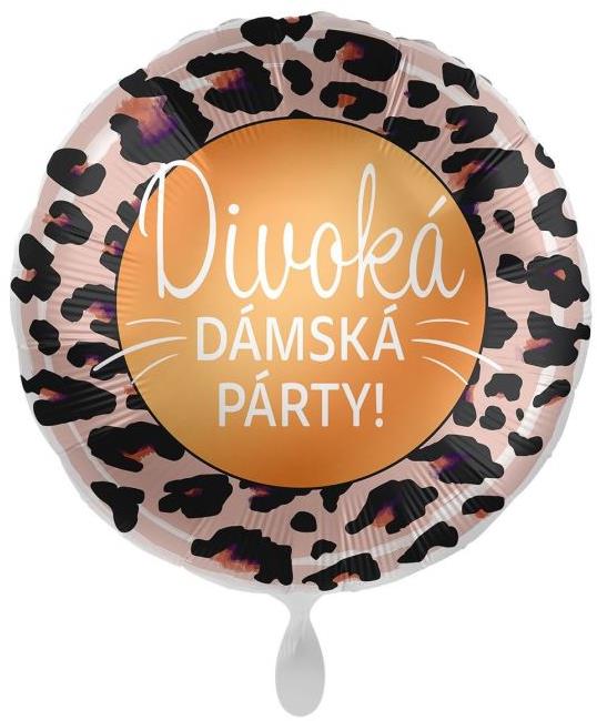 AMSCAN Balón fóliový rozlúčka so slobodou divoká dámska jazda okrúhly 43 cm