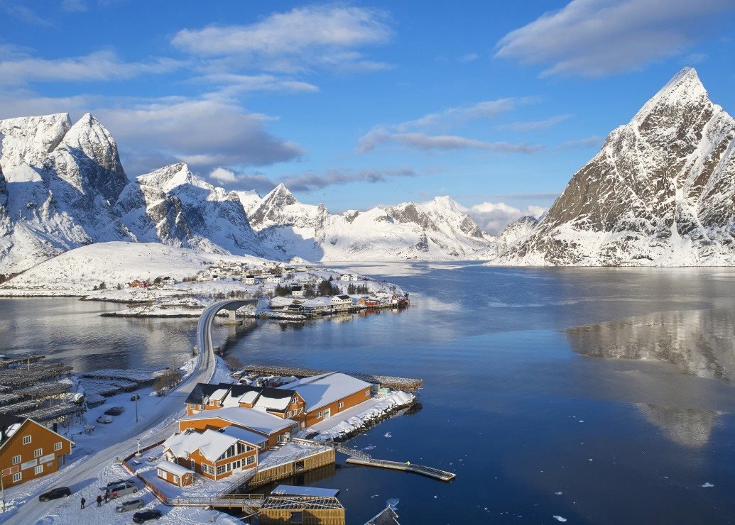 BLUEBIRD Lofotský fjord 500 dielikov