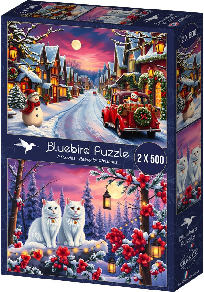 BLUEBIRD Pripravení na Vianoce 2 × 500 dielikov