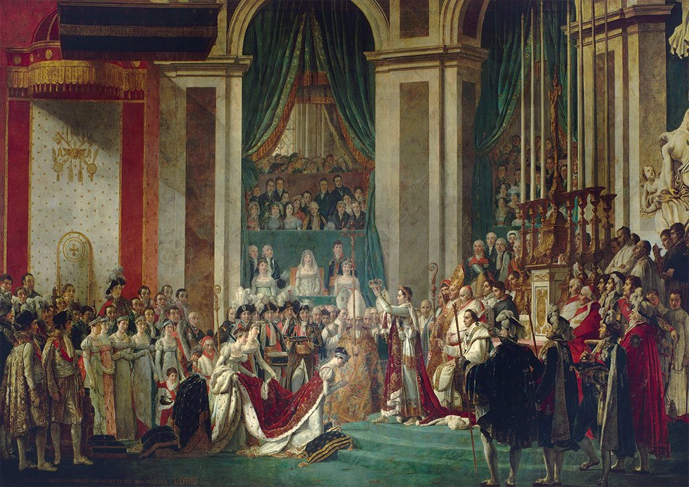 BLUEBIRD Korunovácia cisára Napoleona I. a cisárovnej Jozefíny (1805-7) 1000 dielikov