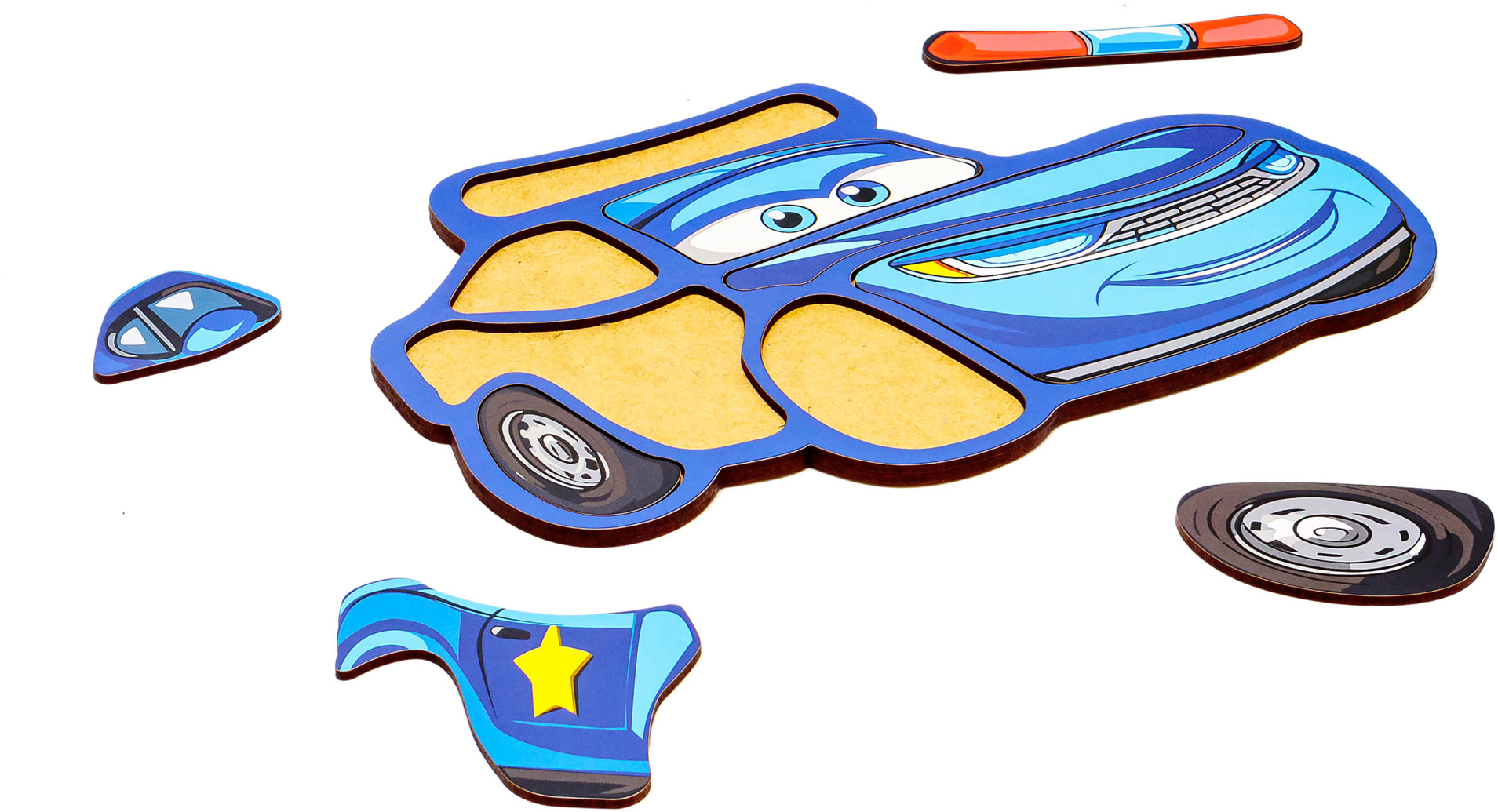 BusyKids Puzzle Policejní auto