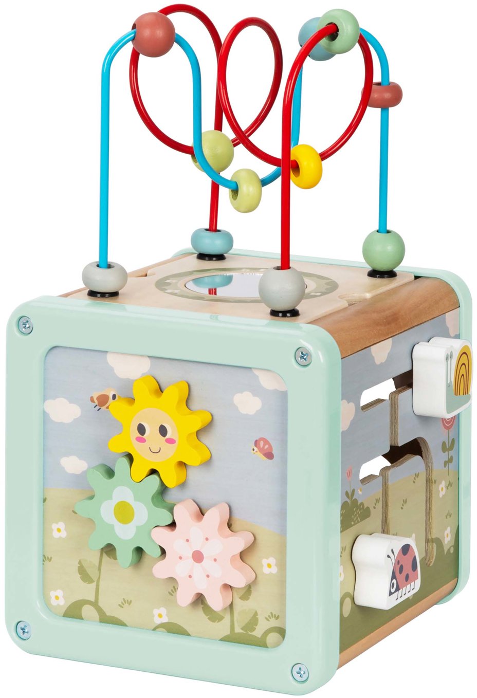 BusyKids Montessori multifunkční interaktivní kostka