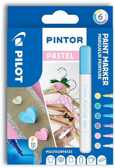 PILOT Pintor F, pastelové farby