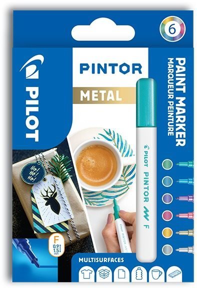 PILOT Pintor F Metal, akrylový, metalické farby