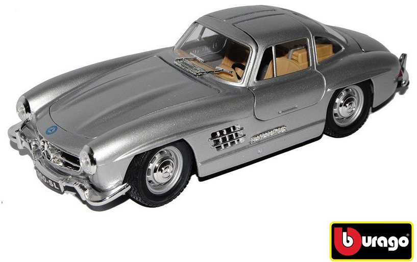 Bburago Mercedes Benz 300SL Silver
